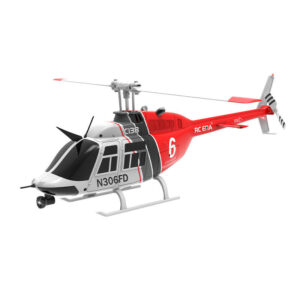 RC ERA 4CH C138 Pro Bell206 Gyro Stabilized Helicopter w/ Optical Flow-India - Red